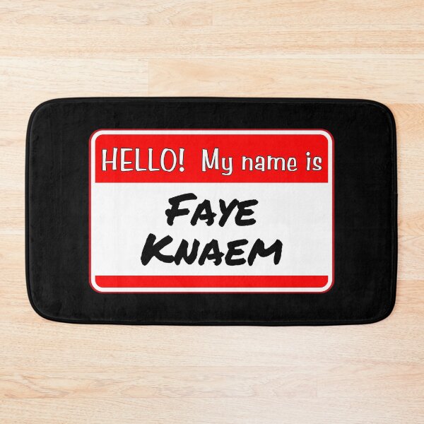Item preview, HELLO!  My name is Faye Knaem - funny warning signs designed and sold by DesignsFromTW-S.