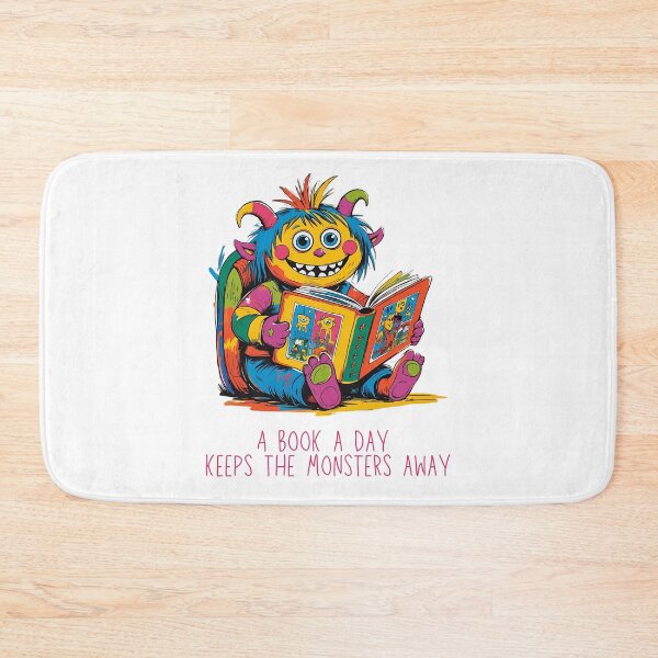 Item preview, A monster reading a book designed and sold by Filologica.