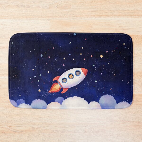 Item preview, Rocket Adventure Through the Stars designed and sold by Whimsical Hug.
