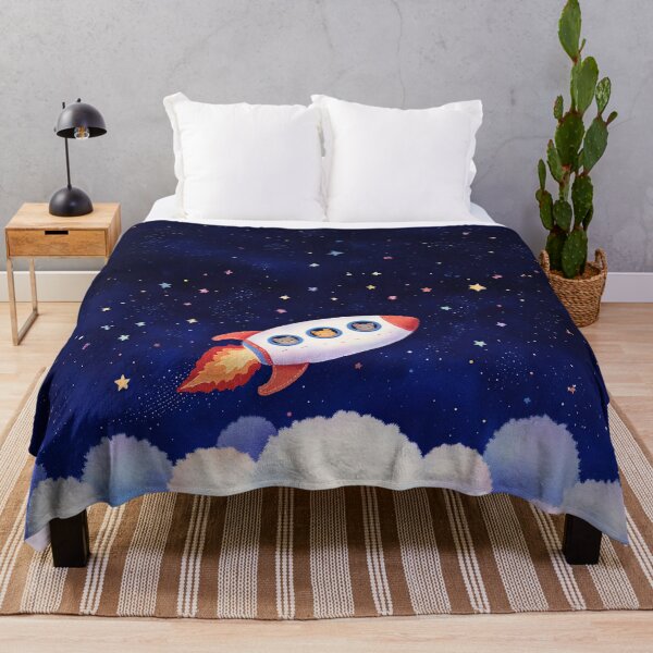Item preview, Rocket Adventure Through the Stars designed and sold by Whimsical Hug.