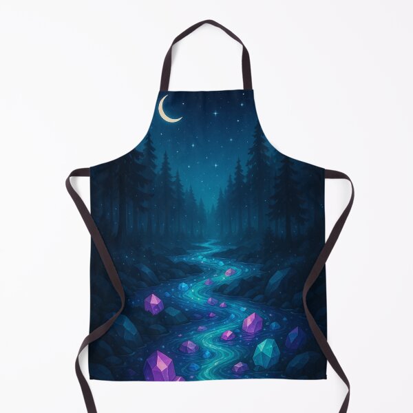Item preview, Crystal River – Moonlit Flow of Magic designed and sold by Painted Moon by Luna Bee™.