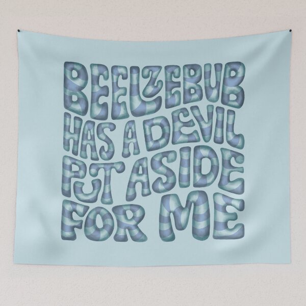 Item preview, Beelzebub Word Art designed and sold by Unhinged Heather.
