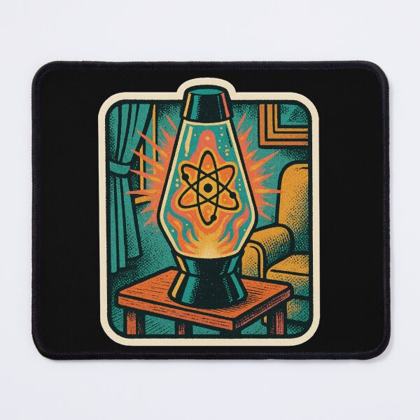 Item preview, Atompunk Lava Lamp – Atomic Age Retro Sticker designed and sold by JacobKAurumhead.