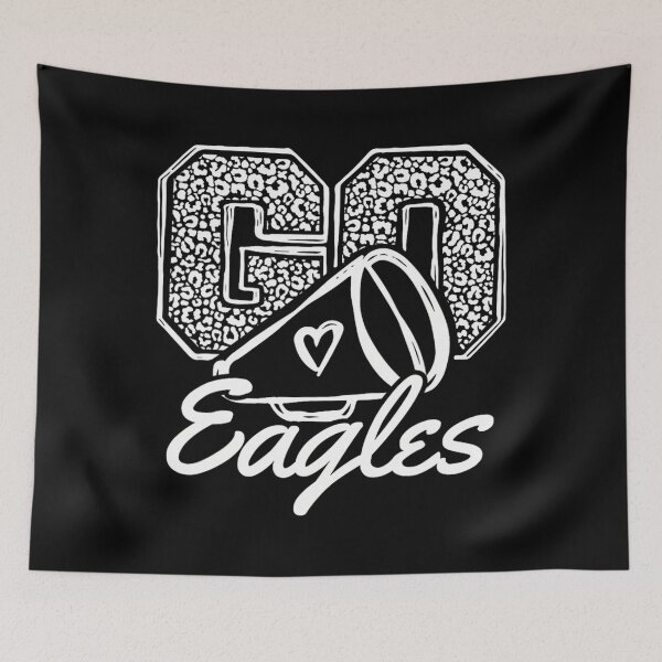 Item preview, Go Cheer Eagles School Mascot Sports Team Football 		 designed and sold by keeacylkarr92.