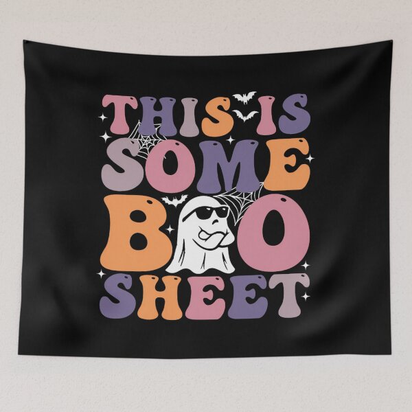 Item preview, Funny Halloween Boo Ghost Costume This is Some Boo Sheet 	2	 designed and sold by adfbyohu11.