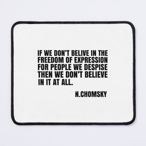 Item preview, Noam Chomsky Quote Free Speech Freedom  	 designed and sold by cdvelsggi91.