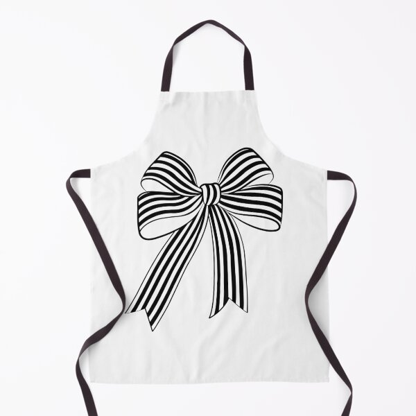Item preview, Black Striped Ribbon Bow – Elegant Minimal Coquette Aesthetic Design designed and sold by PnrArtDesign.