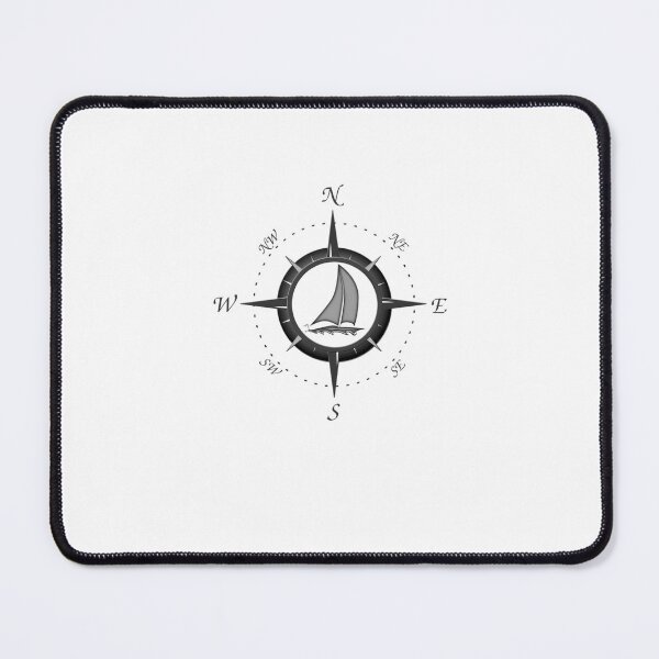 Item preview, Sailboat And Compass Rose  	 designed and sold by nrupawdgh41.