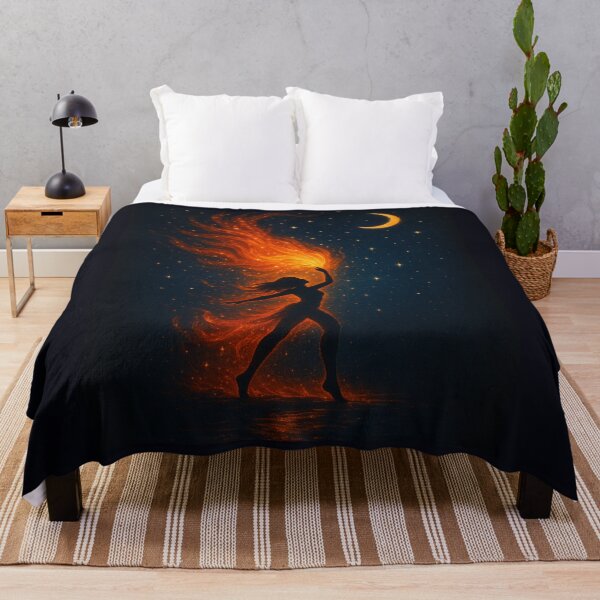 Item preview, Solar Flame – Celestial Dance of Fire and Moonlight designed and sold by Painted Moon by Luna Bee™.