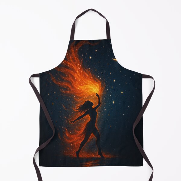 Item preview, Solar Flame – Celestial Dance of Fire and Moonlight designed and sold by Painted Moon by Luna Bee™.