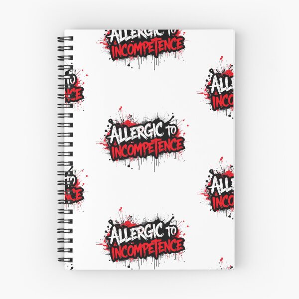 Item preview, Allergic To Incompetence designed and sold by AlinaSCorner.