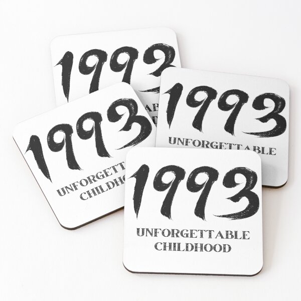 Item preview, 1993 Unforgettable Childhood Design | 90s Nostalgia Art | Retro Childhood Memory Poster designed and sold by TialCorner.