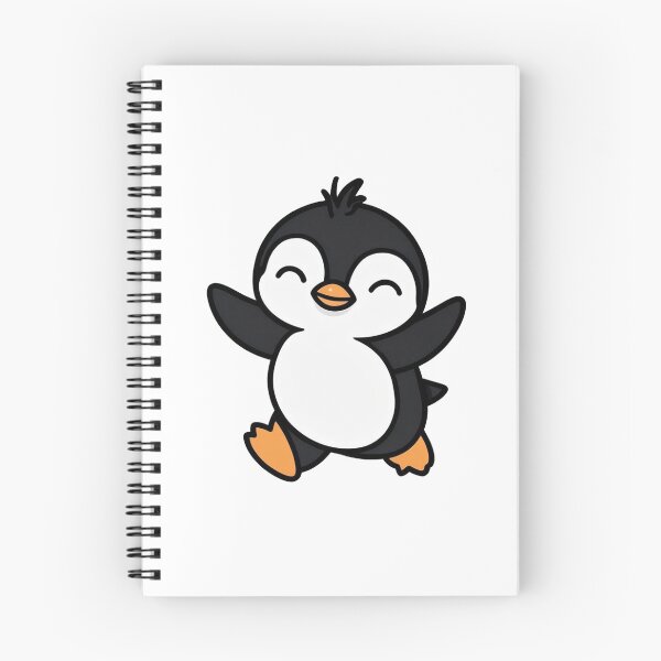 Item preview, Cheerful Cartoon Penguin Dancing designed and sold by ranipurisa.