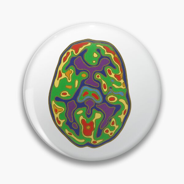 Item preview, Autism Brain Abstract Illustration designed and sold by BashPIXIE.