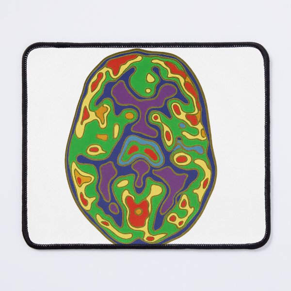 Item preview, Autism Brain Abstract Illustration designed and sold by BashPIXIE.