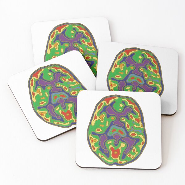 Item preview, Autism Brain Abstract Illustration designed and sold by BashPIXIE.