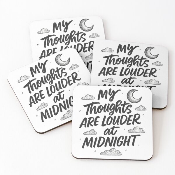 Item preview, My thoughts are louder at midninght designed and sold by KevinGarden.