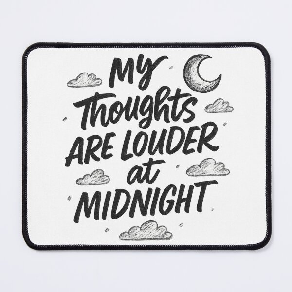 Item preview, My thoughts are louder at midninght designed and sold by KevinGarden.