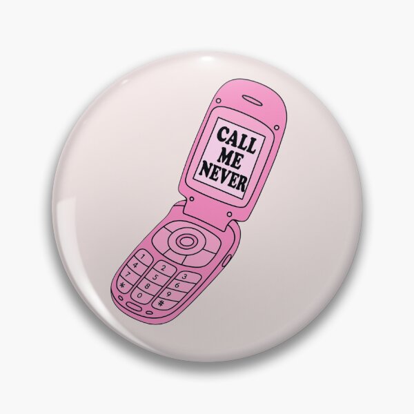 Item preview, Call Me Never Y2K Flip Phone Design designed and sold by pnkrose.