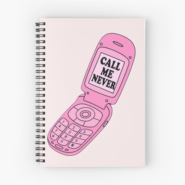 Item preview, Call Me Never Y2K Flip Phone Design designed and sold by pnkrose.
