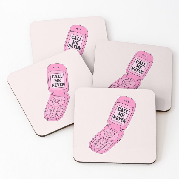 Item preview, Call Me Never Y2K Flip Phone Design designed and sold by pnkrose.