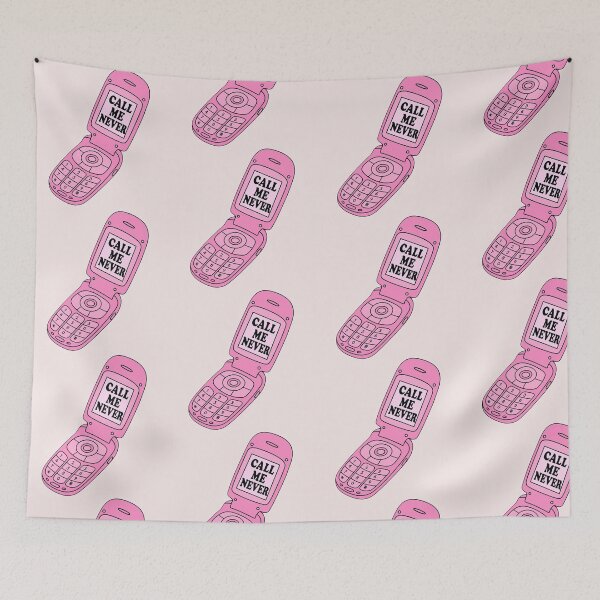 Item preview, Call Me Never Y2K Flip Phone Design designed and sold by pnkrose.
