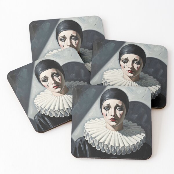 Item preview, The Black Pierrot - Original Art Deco Artwork designed and sold by elektronen.