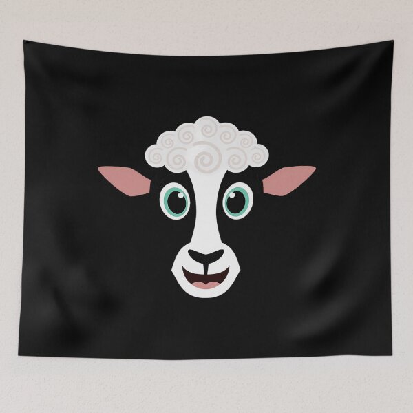 Item preview, Funny Halloween Costume for 	 	 - Cute Sheep Face 		 designed and sold by adfbyohu11.
