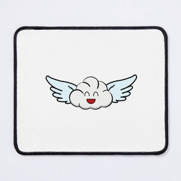 Item preview, Happy Cloud with Wings – Cute Cartoon Design designed and sold by ustylelab.