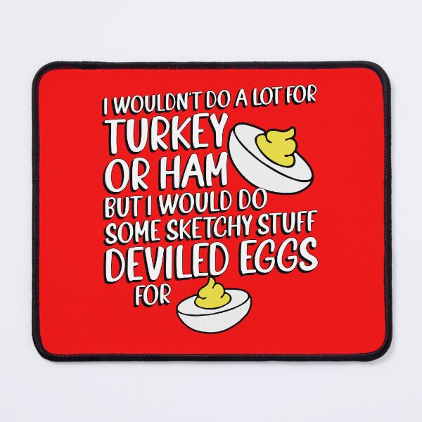 Item preview, Funny Party Food Deviled Eggs Design designed and sold by YourArt7.
