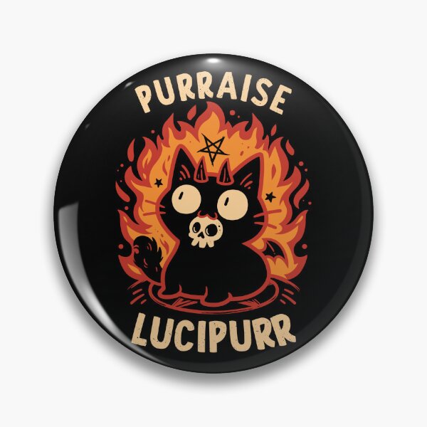 Item preview, Demon Cat Lucipurr - Funny Gothic Kitten designed and sold by Snouleaf.