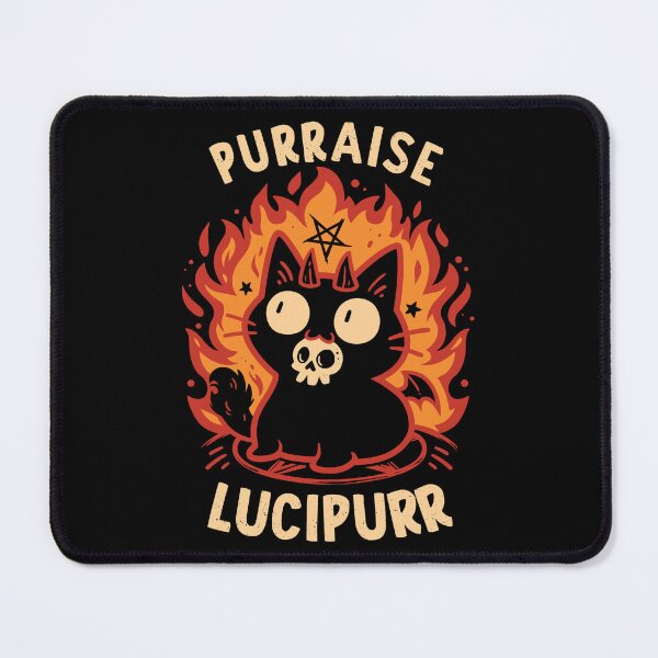 Item preview, Demon Cat Lucipurr - Funny Gothic Kitten designed and sold by Snouleaf.