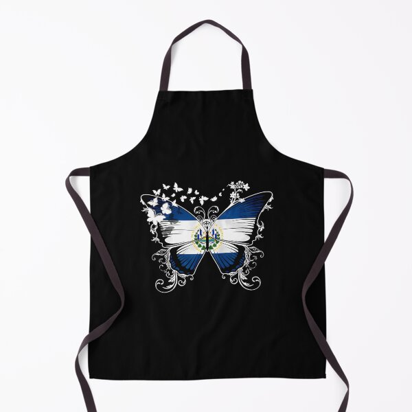 Item preview, El Salvador Flag Butterfly Graphic designed and sold by lnhdbyjsm70.