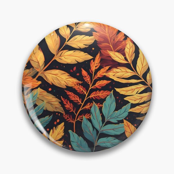 Item preview, Feathery Fern Fronds Vibrant Fall Theme Autumn Colors designed and sold by LeafPrints.