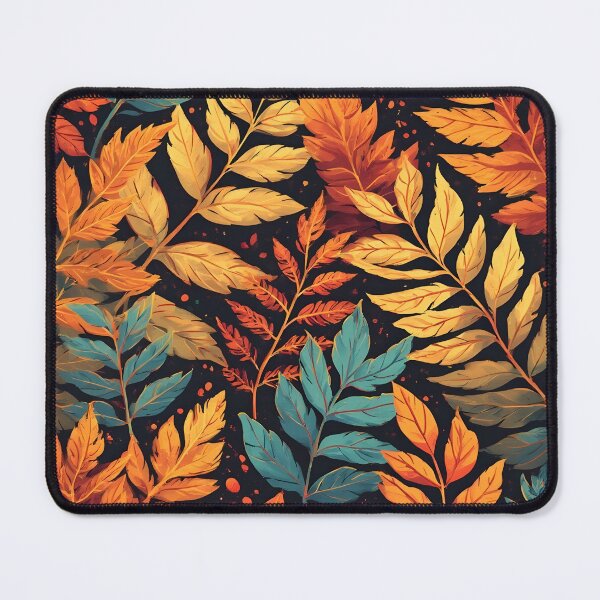Item preview, Feathery Fern Fronds Vibrant Fall Theme Autumn Colors designed and sold by LeafPrints.