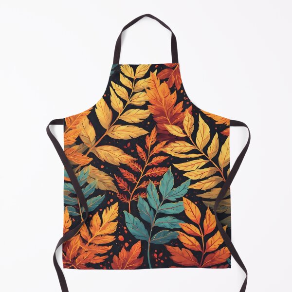 Item preview, Feathery Fern Fronds Vibrant Fall Theme Autumn Colors designed and sold by LeafPrints.