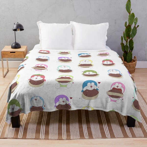 Item preview, Rainbow Mini-Doras eating Dorayaki Pancakes designed and sold by Greatbluewhale3.