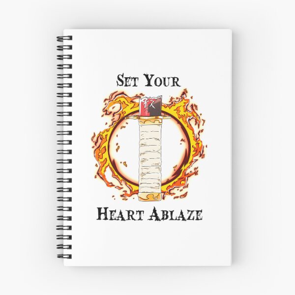 Item preview, Set Your Heart Ablaze - Black Font  	 designed and sold by hqpgntbp61.