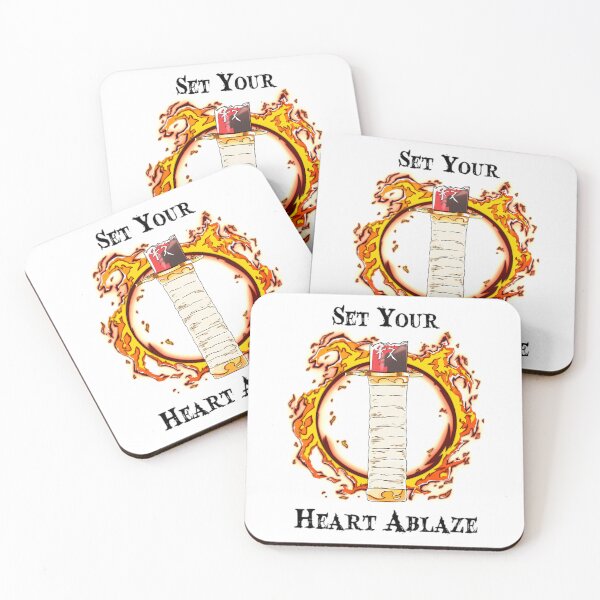 Item preview, Set Your Heart Ablaze - Black Font  	 designed and sold by hqpgntbp61.