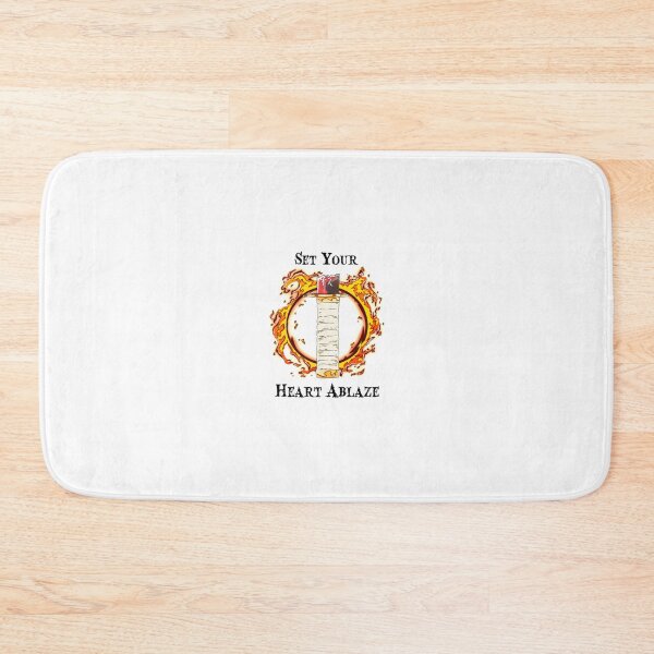 Item preview, Set Your Heart Ablaze - Black Font  	 designed and sold by hqpgntbp61.