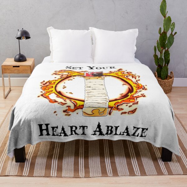 Item preview, Set Your Heart Ablaze - Black Font designed and sold by hqpgntbp61.