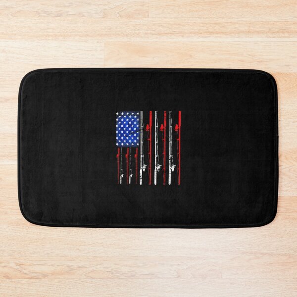 Artikelvorschau, Angelrute mit amerikanischer Flagge, Angelliebhaber entworfen und verkauft von busjyrrsr40.