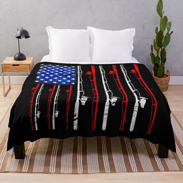 Item preview, American Flag Fishing Rod Fishing Lover 		 designed and sold by busjyrrsr40.