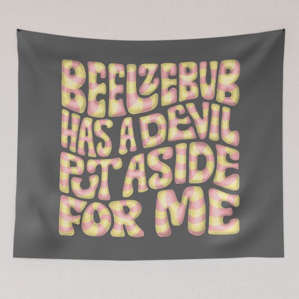 Item preview, Beelzebub Word Art designed and sold by Unhinged Heather.
