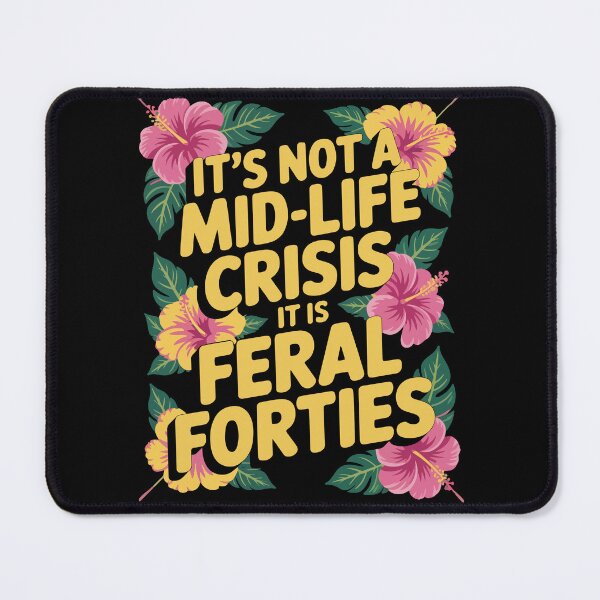 Item preview, Sassy Feral Forties Tropical Floral Quote designed and sold by YourArt7.