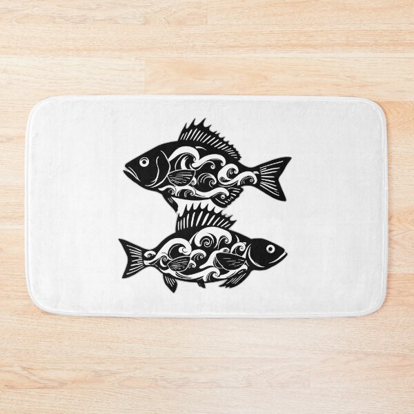 Item preview, Wave Pattern Fish Silhouettes designed and sold by sharon1210.