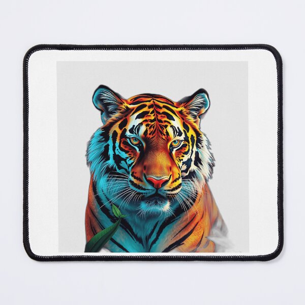 Item preview, Luminous Kaleidoscopic Tiger designed and sold by sharon1210.