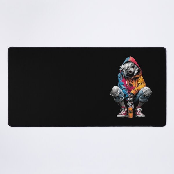 Item preview, Urban Rebel Graffiti Girl Street Art designed and sold by TheColorKey.