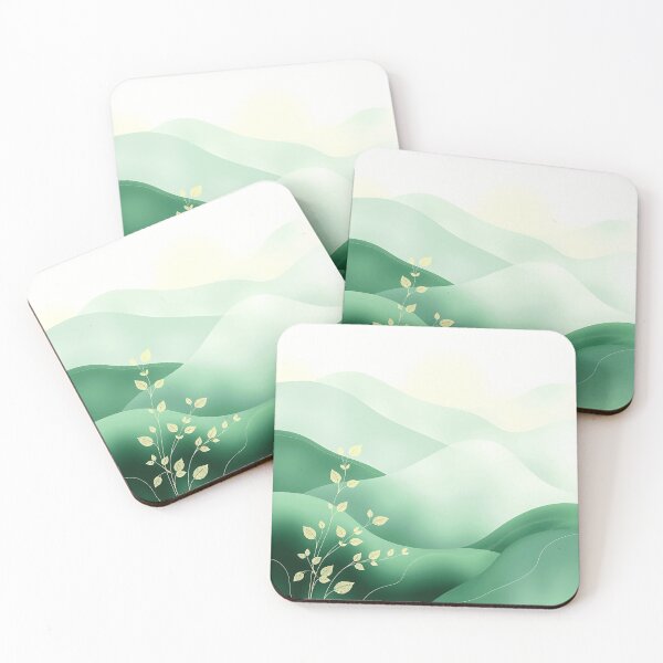 Item preview, Serene Leafy Landscape Art designed and sold by sharon1210.