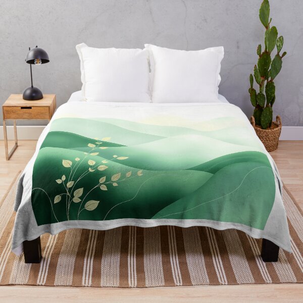 Item preview, Serene Leafy Landscape Art designed and sold by sharon1210.